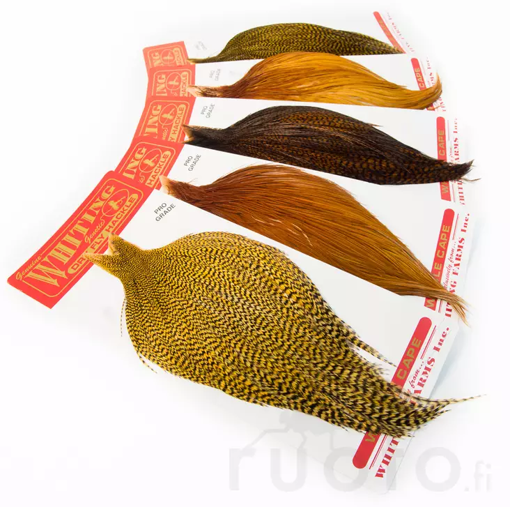 Whiting Dry Fly Cape Pro Grade - Tørflue nakker og sadler - 40350100004 - 1