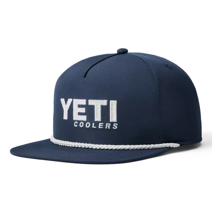 Yeti Flat Brim Rope Hat Navy - Kasketter - 888830270844 - 1