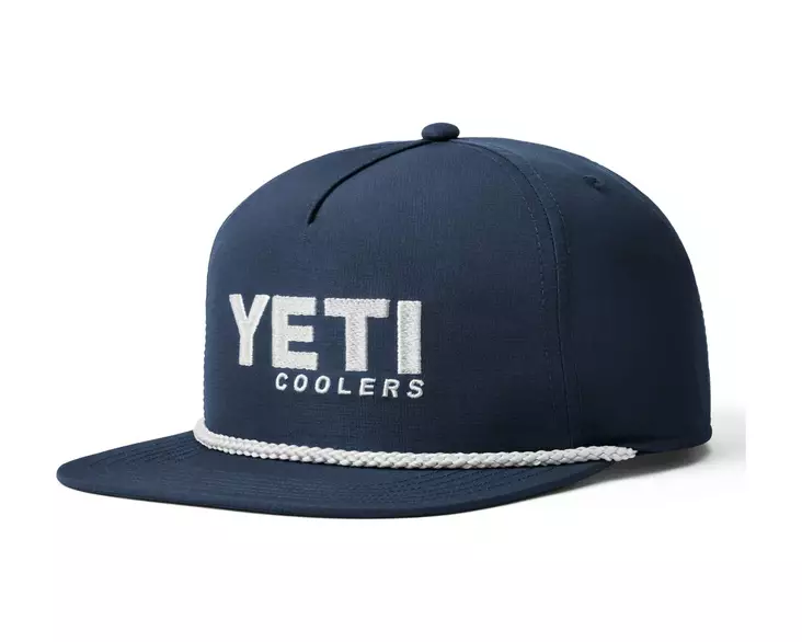 Yeti Flat Brim Rope Hat Navy - Kasketter - 888830270844 - 1