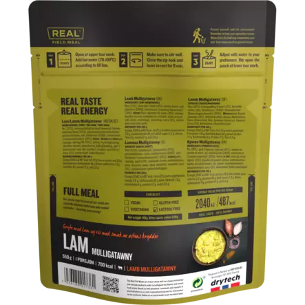 Real Turmat Lamb Mulligatawny (L) - Campingmadras - 7036480052225 - 3