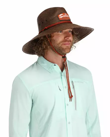 Simms Cutbank Sun Hat Chestnut - Kasketter og huer - 694264596265 - 2