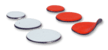 Strike Pro Power Dots 9 pcs - Lodder til kastefiskeri - 4712631687715 - 2