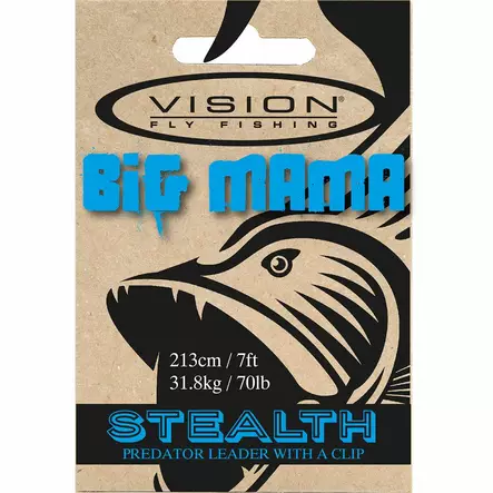 Vision Big Mama Leader Stealth - Taperede Fluorcarbon -forfang - 6417512831345 - 2