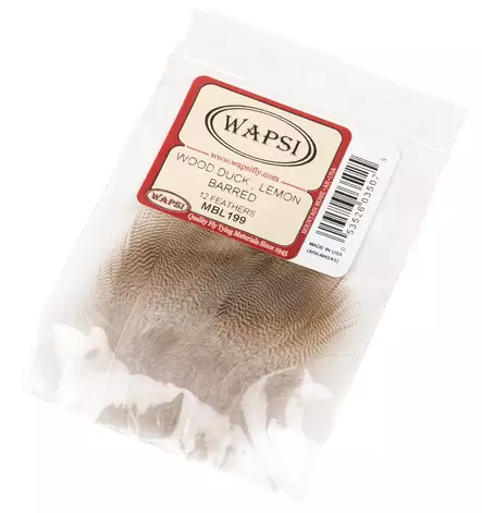 Wapsi Wood Duck Lemon Barred - Klassiske fjer - 053526035025 - 2