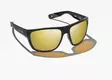 Bajio Las Rocas Black Matte Yellow Mirror Glass - Glaslinser - 840290913075 - 2