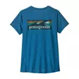 Patagonia W's Capilene Cool Daily Shirt - Boardshort Logo Aquatic Blue - Light Aquatic Blue X-Dye - T-shirts dame - 198077771395 - 1