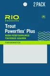 Rio Powerflex Plus 2 Pack 9' - Taperede Nylon -forfang - 730884544085 - 1