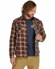 Simms Santee Flannel Mahogany/Tan Camp Plaid - Skjorter - 694264581575 - 3