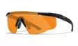 Wiley X Saber Advanced Grey & Light Rust & Vermillion - Matte Black Frame - Skydeglas - 712316003155 - 5