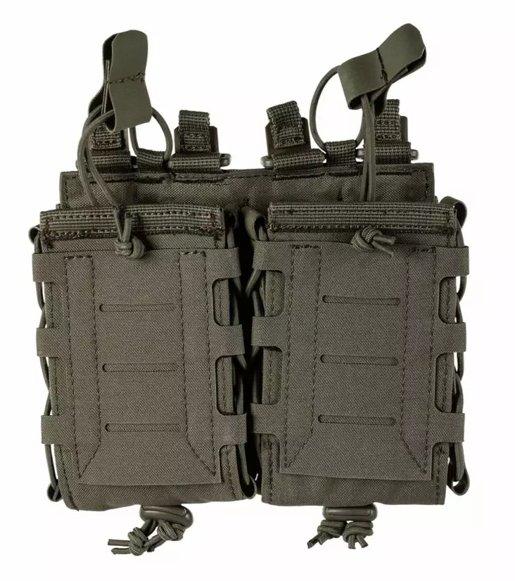 5.11 Flex Double Multi Caliber Pouch Green - Magasintasker til rifler - 888579913095 - 1
