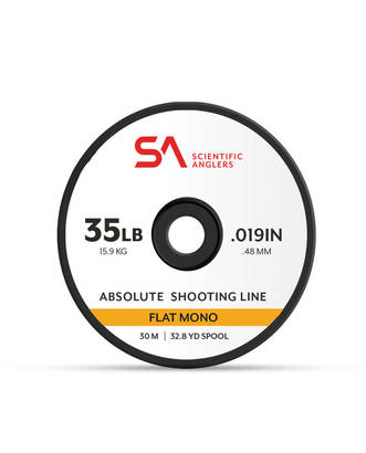 Scientific Anglers Absolute Flat Mono Shooting Line - Bløde - 840309135085 - 1