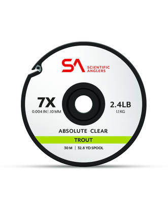 SA Absolute Trout Tippet 3X 0,20mm - Nylon forfangsmateriale - 840309135214 - 1