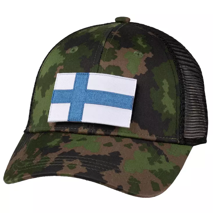 Salon Trucker Cap Camo M05 Velcro Finland - Jægerens hovedbeklædning - 6419647063875 - 1