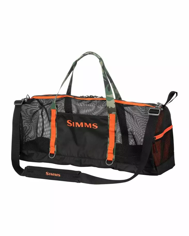 Simms Challenger Mesh Duffel - 60L Black - Udstyrstasker - 694264691045 - 2