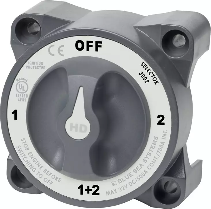 Blue Sea Heavy Duty Series Battery Switches - Batterier og elektrisk tilbehør - 632085030025 - 1