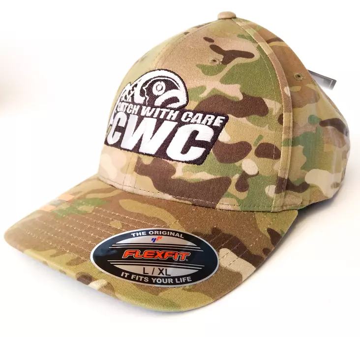CWC Catch With Care Flexfit Camo S/M - Kasketter - 7340029418565 - 1