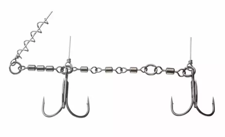 Daiwa Prorex Screw-in Swiwel Assist Stinger - Shallow rigger og tilbehør - 4066466060435 - 1