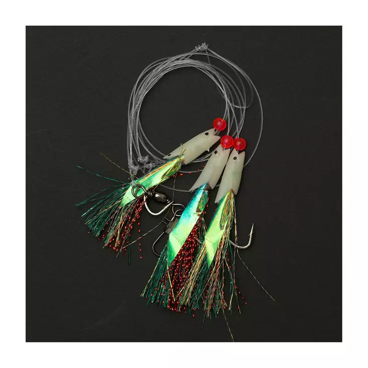 DAM Searig 5 Mackrel Glow Hokkai 100cm - Sabiki- & makrelrigs - 5706301614865 - 1