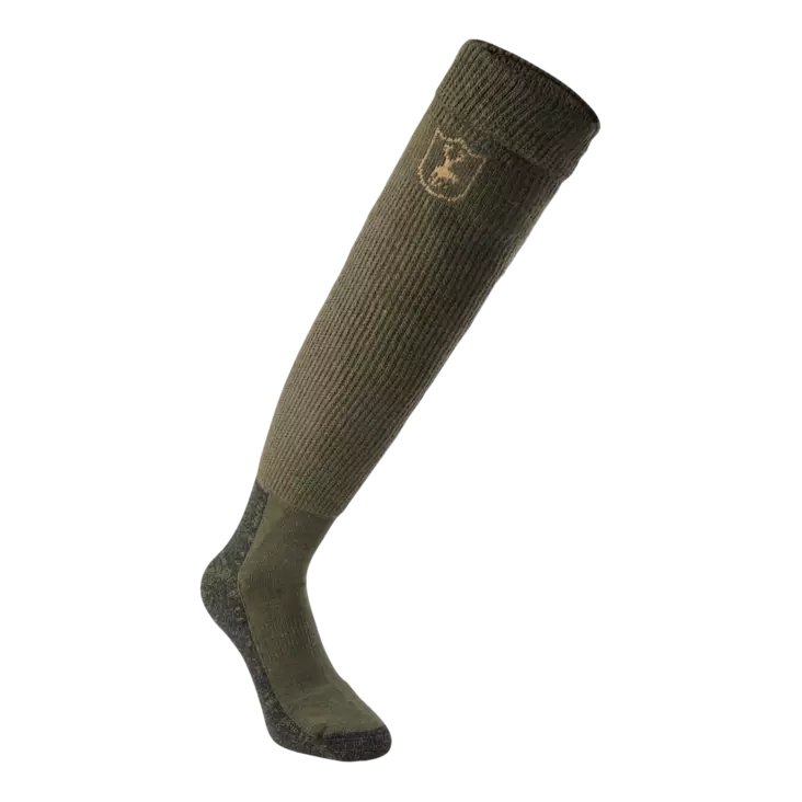 Deerhunter Wool Socks Deluxe Long Grape Leaf - Øvrigt jagttøj - 5702827156575 - 1