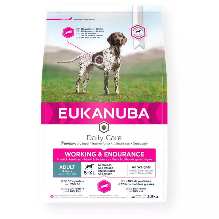 Eukanuba Daily Care Working & Endurance - Eukanuba hundefoder - 8710255121345 - 1