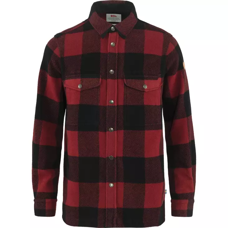 Fjällräven Canada Shirt Red - Jægertrøjer - 7392158891825 - 1
