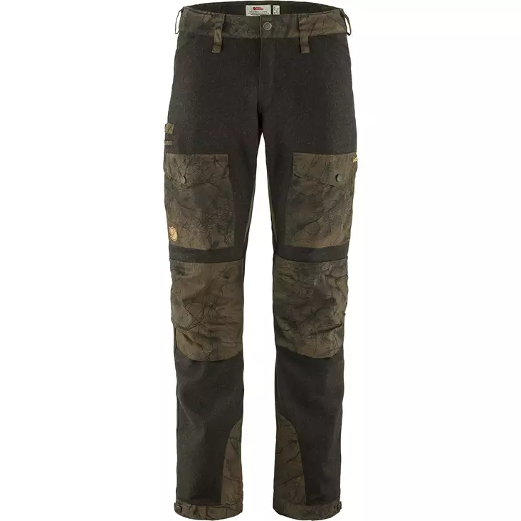 Fjällräven Värmland Wool Trousers Dark Olive Camo - Herrernes jagtbukser - 7323450639235 - 1