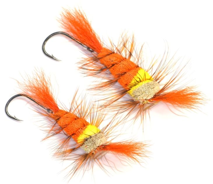 Frödin Flies Tri Turbo Bomber Orange - Rørfluer - 7340154608015 - 1