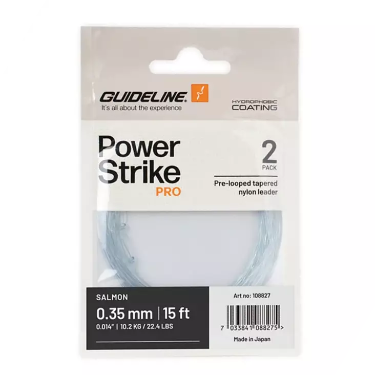 Guideline Power Strike PRO Salmon 15ft - Taperede Nylon -forfang - 7033841088275 - 1