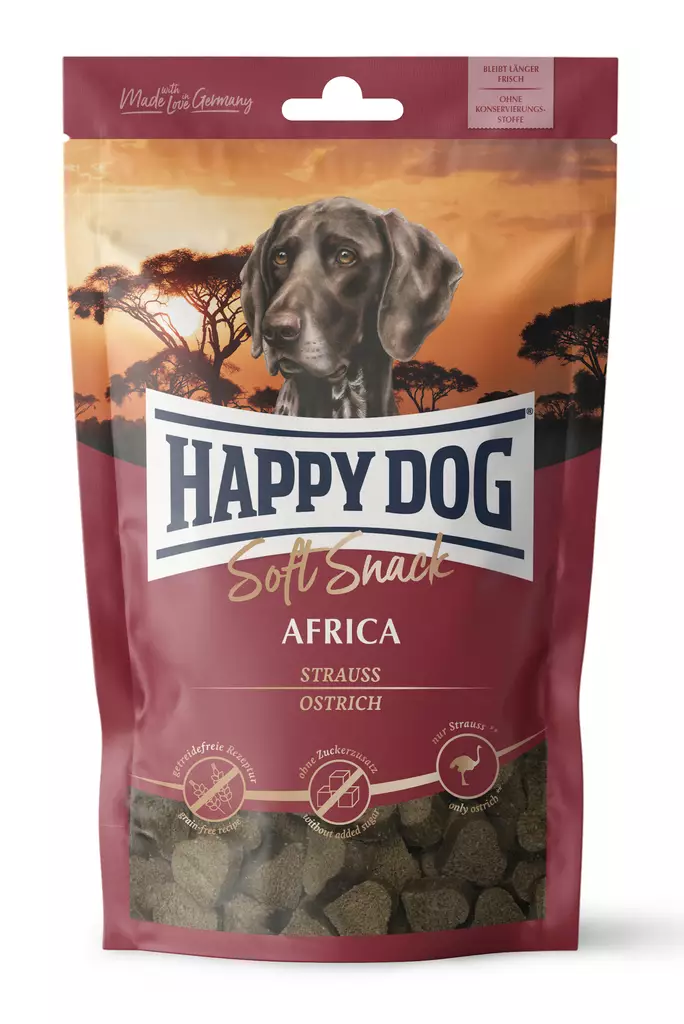 Happy Dog Soft Snack Africa 100g - Happy Dog Snack -træningsgodbidder - 60685 - 1