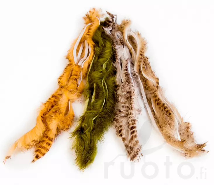 Hareline Barred Rabbit Strips - Zonker - 40500300065 - 1