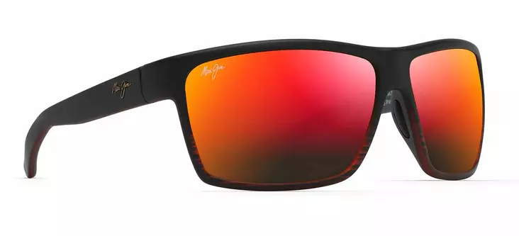 Maui Jim Alenuihaha - Brugundy Stripe with Hawaii Lava Lens - Glaslinser - 603429067335 - 1