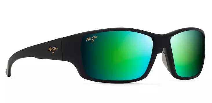Maui Jim Local Kine - Black Frame with Green Mirror Lens - Glaslinser - 603429055585 - 1
