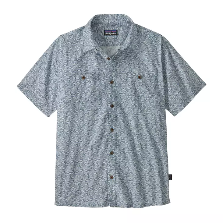 Patagonia Mens Back Step Shirt Still Blue - Skjorter - 196924987845 - 1