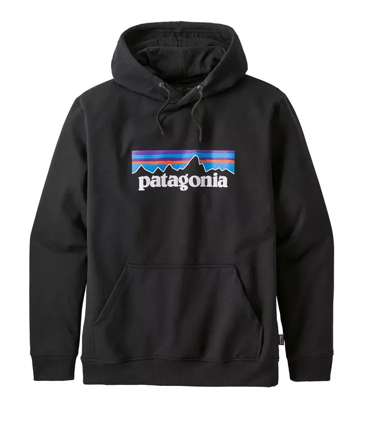 Patagonia Ms P-6 Logo Upr Hoody BLK - Hættetrøjer - 191743100215 - 1