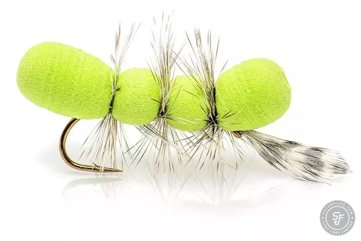 Pupu Tupuna Chartreuse - Øvrige laksefluer - 8859202538475 - 1