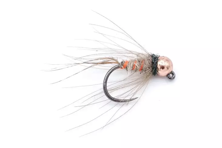 Red Rib killer with Copper Bead - Vådfluer - 06429810537515 - 1