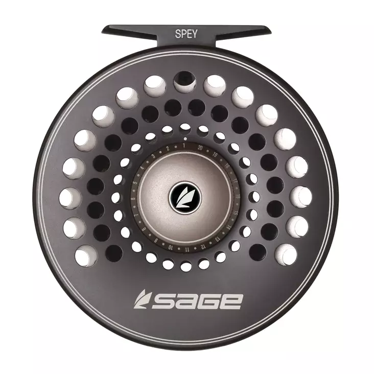 Sage Spey Reel Stealth Silver - Sage-fluehjul - 644269246245 - 1
