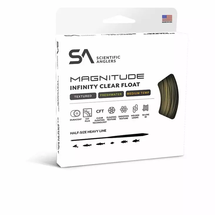 Scientific Anglers Magnitude Infinity Buckskin/Clear Head - Flueliner - 840309145275 - 2
