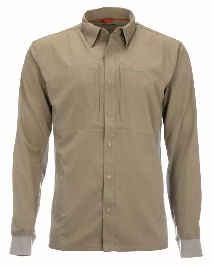 Simms BugStopper Intruder BC Shirt Tan - Skjorter - 694264548325 - 1