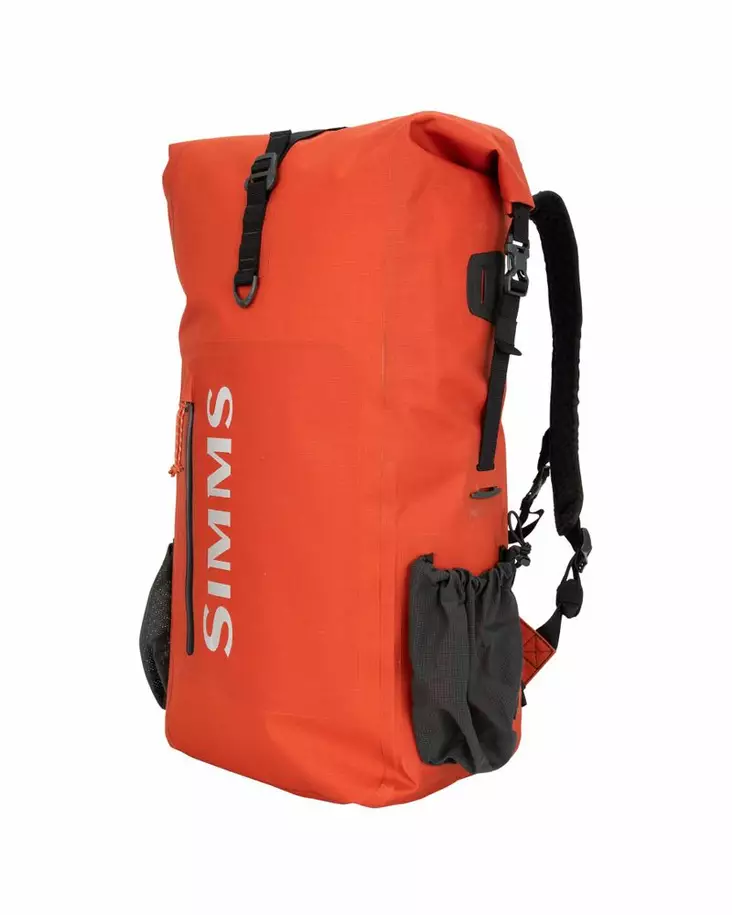 Simms Dry Creek Rolltop Backpack Simms Orange - Rygsække - 694264569115 - 1
