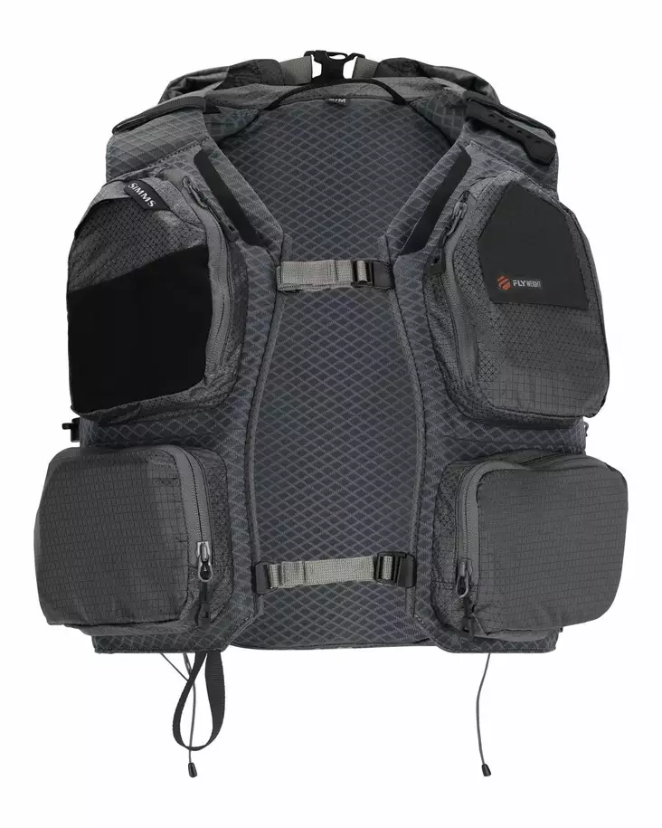 Simms Flyweight Vest Pack Smoke - Brysttasker og mavebælter - 694264653395 - 1