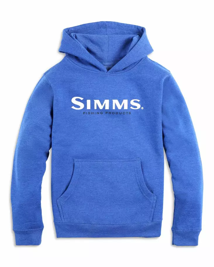 Simms Kid's Simms Logo Hoody Royal - Hættetrøjer - 694264584095 - 1