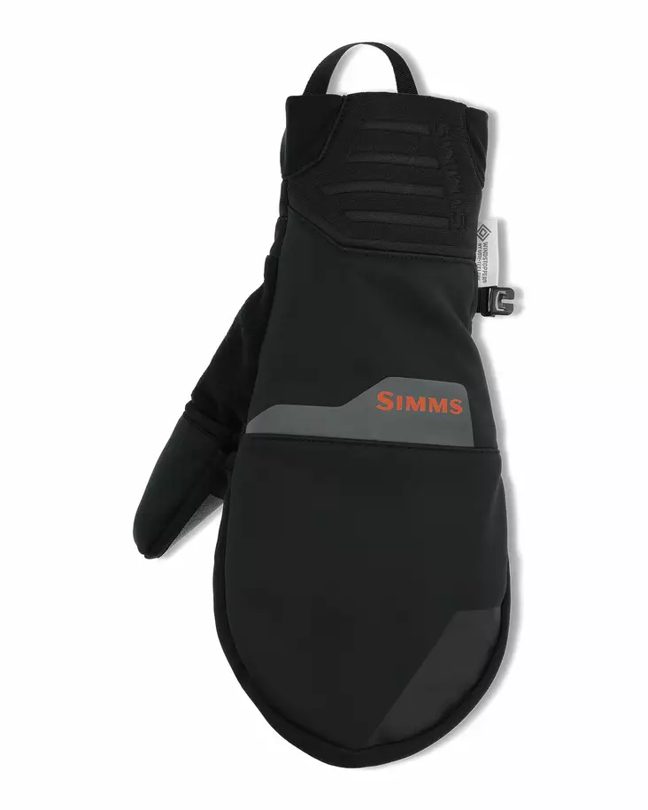 Simms Windstopper Foldover Mitt Black - Handsker - 694264626665 - 1