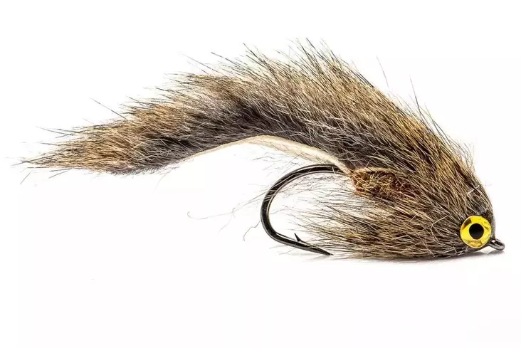 Squirrell Zonker Natural Brown - Streamers og leech - 8859202538925 - 1