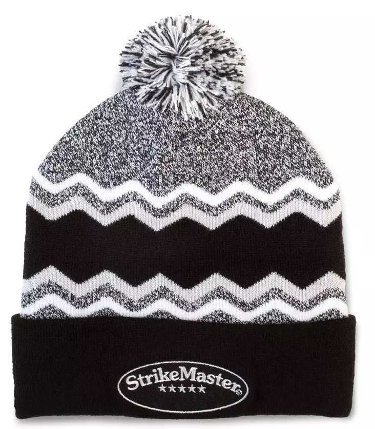 Strikemaster Beanie Black Grey White - Huer - 043253122785 - 1