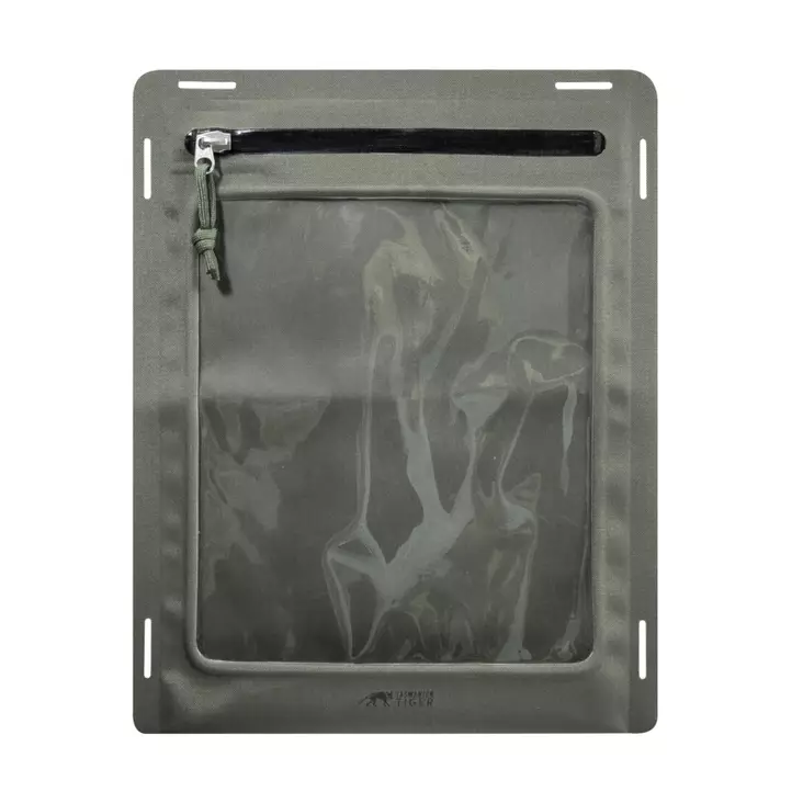 Tasmanian Tiger Pouch A4 WR Stone Grey Olive - Lommer til plate carriers - 4013236396515 - 2