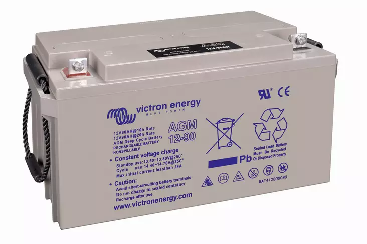 Victron AGM Deep Cycle Battery - Bådbatterier - BAT412800085 - 1