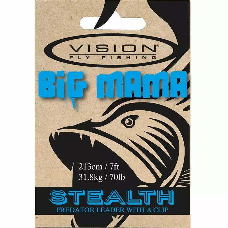 Vision Big Mama Leader Stealth - Taperede Fluorcarbon -forfang - 6417512831345 - 2