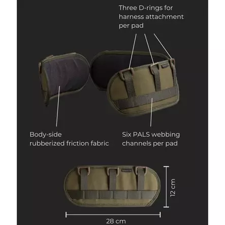 Savotta Valjas 3-Piece Belt Pad M05 - Udstyrs- og kampbælter - 6419134207676 - 2