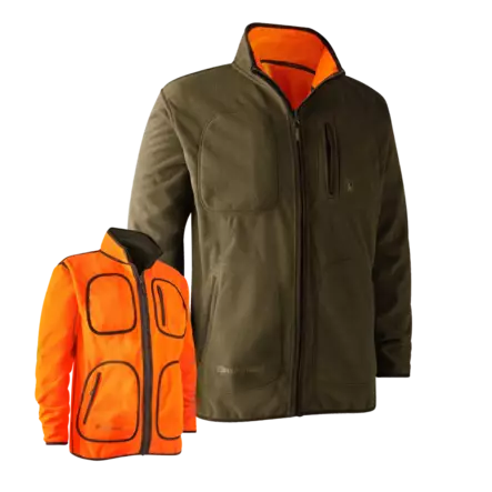 Deerhunter Gamekeeper Reversible Fleece Jacket - Herrernes jagtjakker - 5702827190456 - 1